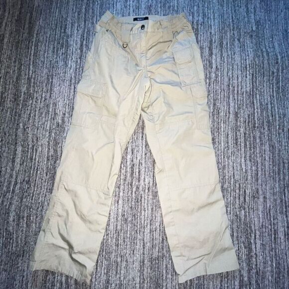 5.11 Tactical Women’s Size 8 Cargo Pants‎ Tan Khaki Casual Stretch Pockets - Picture 1 of 6